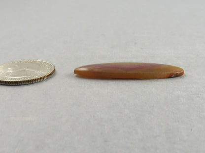 Sierra Madre Agate | 41x12 mm | Natural Oval Cabochon Gemstone | AG315 - Sierra Madre Agate - GemEnthusiast