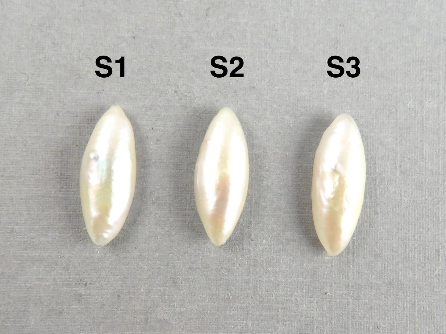 RARE Tennessee River Pearls | Marquise Cabochon | American Gemstones | 18x7 mm | PR103 - Cultured Pearl - GemEnthusiast
