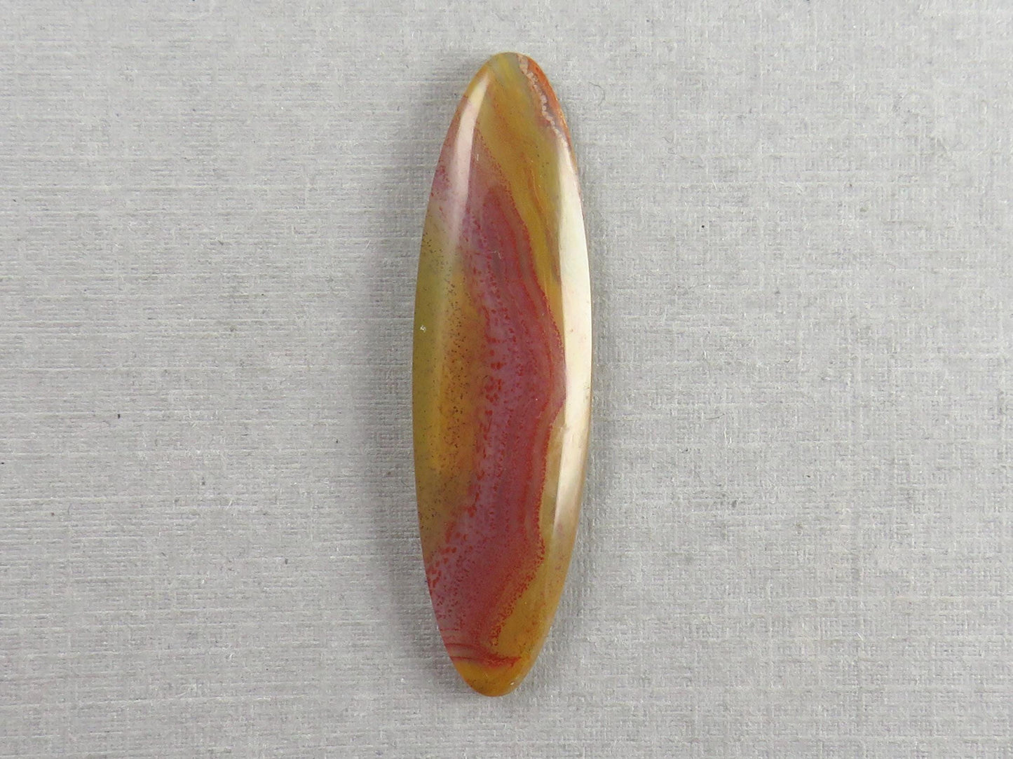 Sierra Madre Agate | 41x12 mm | Natural Oval Cabochon Gemstone | AG315 - Sierra Madre Agate - GemEnthusiast
