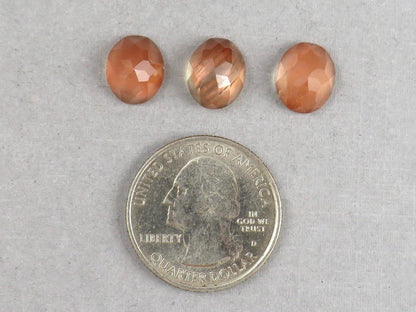 11x9 Oregon Sunstone Oval Rose Cut Cabochon Gemstones | Mined in the USA | OSR104 - Oregon Sunstone - GemEnthusiast