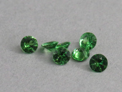 Tsavorite Garnet Loose Gemstones | Calibrated in 3mm and 2.5mm | Kenya - Tsavorite Garnet - GemEnthusiast