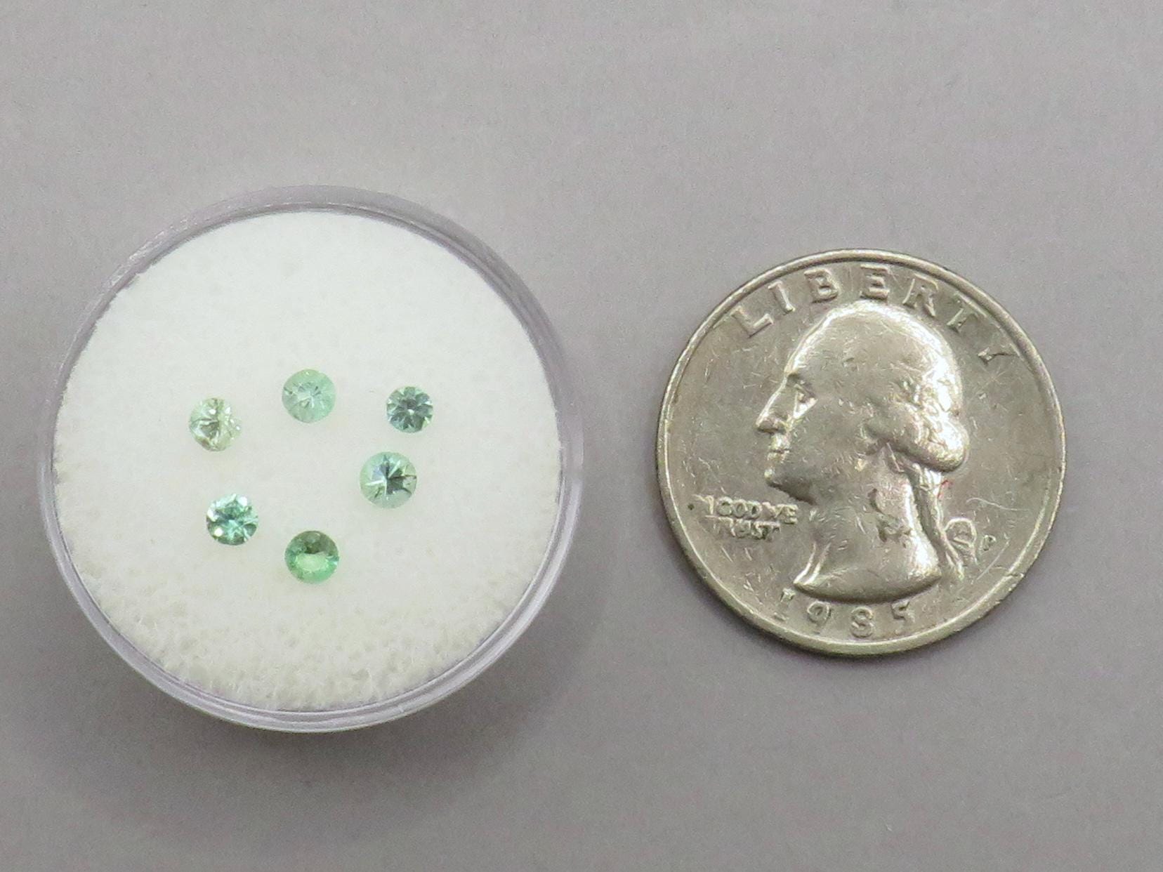 RARE Kornerupine Gemstone Lot | 2.5mm to 3mm Round Faceted Stone | Z226 - Kornerupine - GemEnthusiast