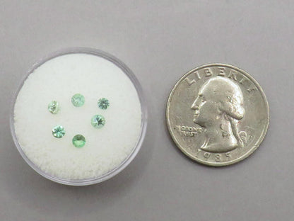 RARE Kornerupine Gemstone Lot | 2.5mm to 3mm Round Faceted Stone | Z226 - Kornerupine - GemEnthusiast