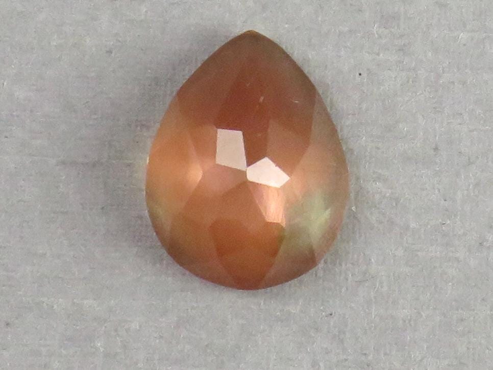 15x12 Oregon Sunstones with Schiller | 8 carats | Large Pear Rose cut Cabochon | OSR107 - Oregon Sunstone - GemEnthusiast