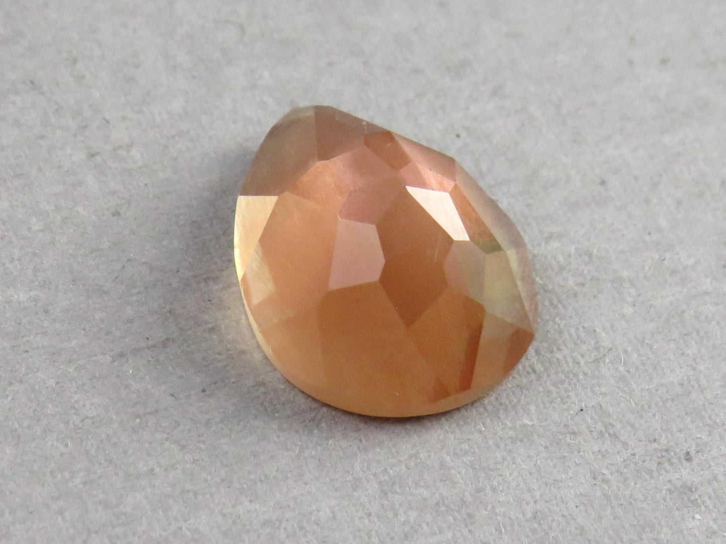 15x12 Oregon Sunstones with Schiller | 8 carats | Large Pear Rose cut Cabochon | OSR107 - Oregon Sunstone - GemEnthusiast