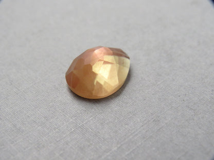 15x12 Oregon Sunstones with Schiller | 8 carats | Large Pear Rose cut Cabochon | OSR107 - Oregon Sunstone - GemEnthusiast