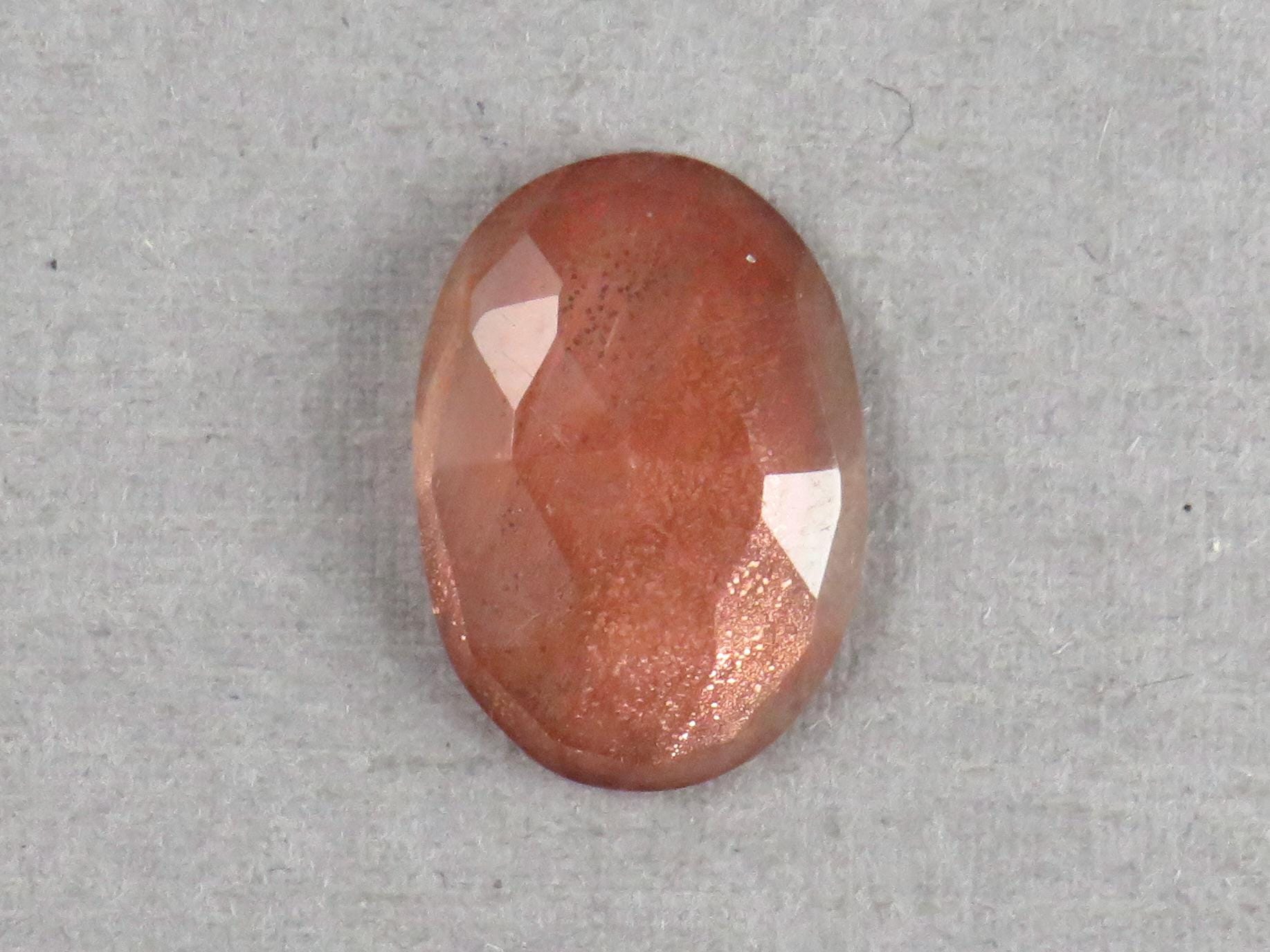 14x11 Oregon Sunstones with Schiller | Oval Rose Cut Cabochon | 5.25 carats | OSR113 - Oregon Sunstone - GemEnthusiast