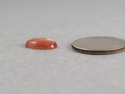14x11 Oregon Sunstones with Schiller | Oval Rose Cut Cabochon | 5.25 carats | OSR113 - Oregon Sunstone - GemEnthusiast