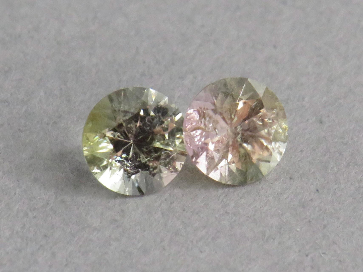 4.5mm California Watermelon Tourmaline Round Pair | Himalayan Mine, San Diego County | CT101 - California Tourmaline - GemEnthusiast