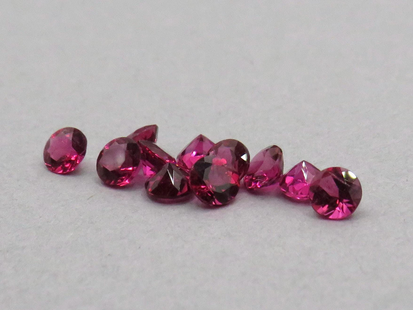 Rubellite Pink Tourmaline Round Loose Gemstone | 3.5mm | Per Stone - Rubellite Tourmaline - GemEnthusiast