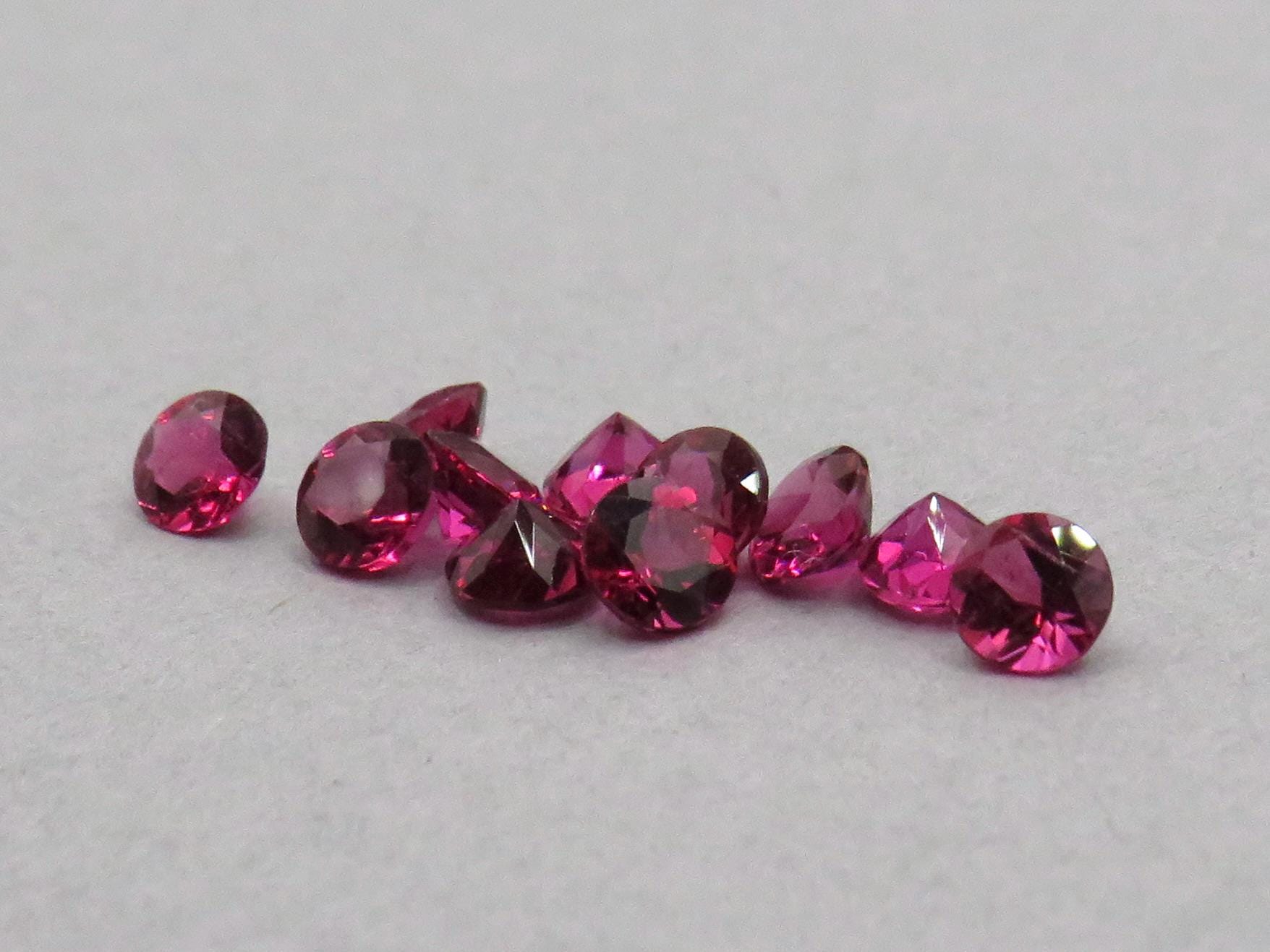 Rubellite Pink Tourmaline Round Loose Gemstone | 3.5mm | Per Stone - Rubellite Tourmaline - GemEnthusiast