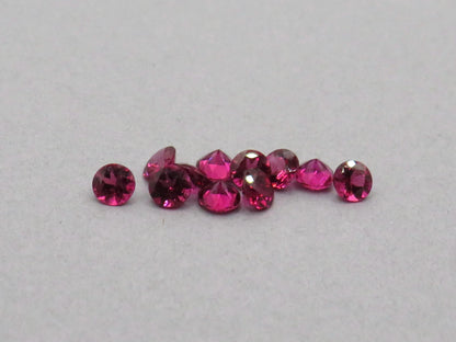 Rubellite Pink Tourmaline Round Loose Gemstone | 3.5mm | Per Stone - Rubellite Tourmaline - GemEnthusiast