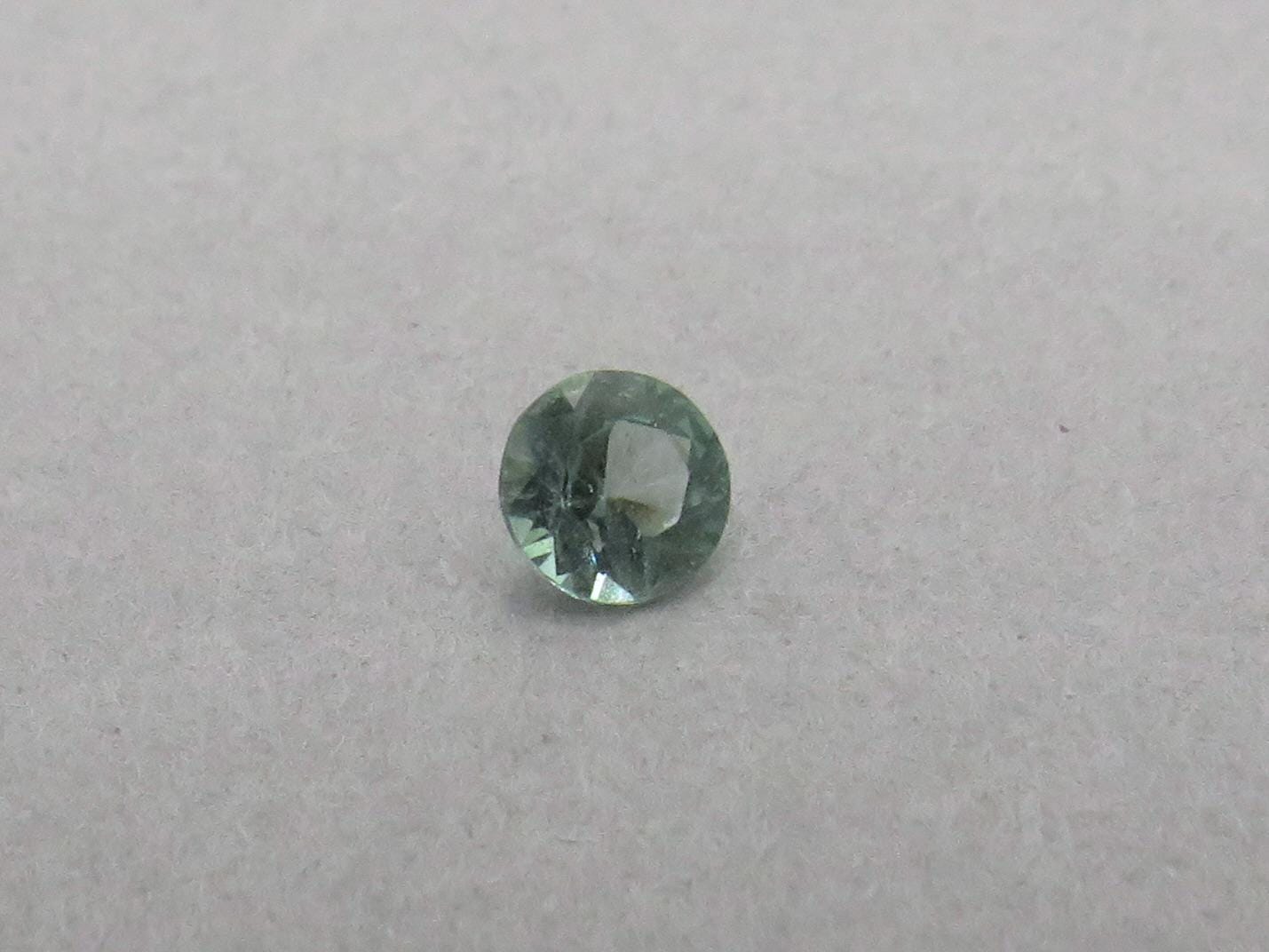 RARE Kornerupine Gemstone | 4.1mm Round Faceted Stone | Natural Inclusions | Z230 - Kornerupine - GemEnthusiast