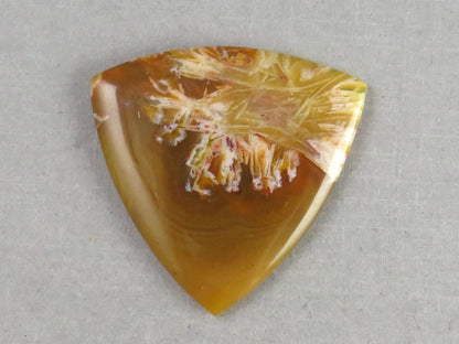Condor Agate Cabochon | Chalcedony from Patagonia Argentina | AG309 - Condor Agate, Sagenite Agate - GemEnthusiast