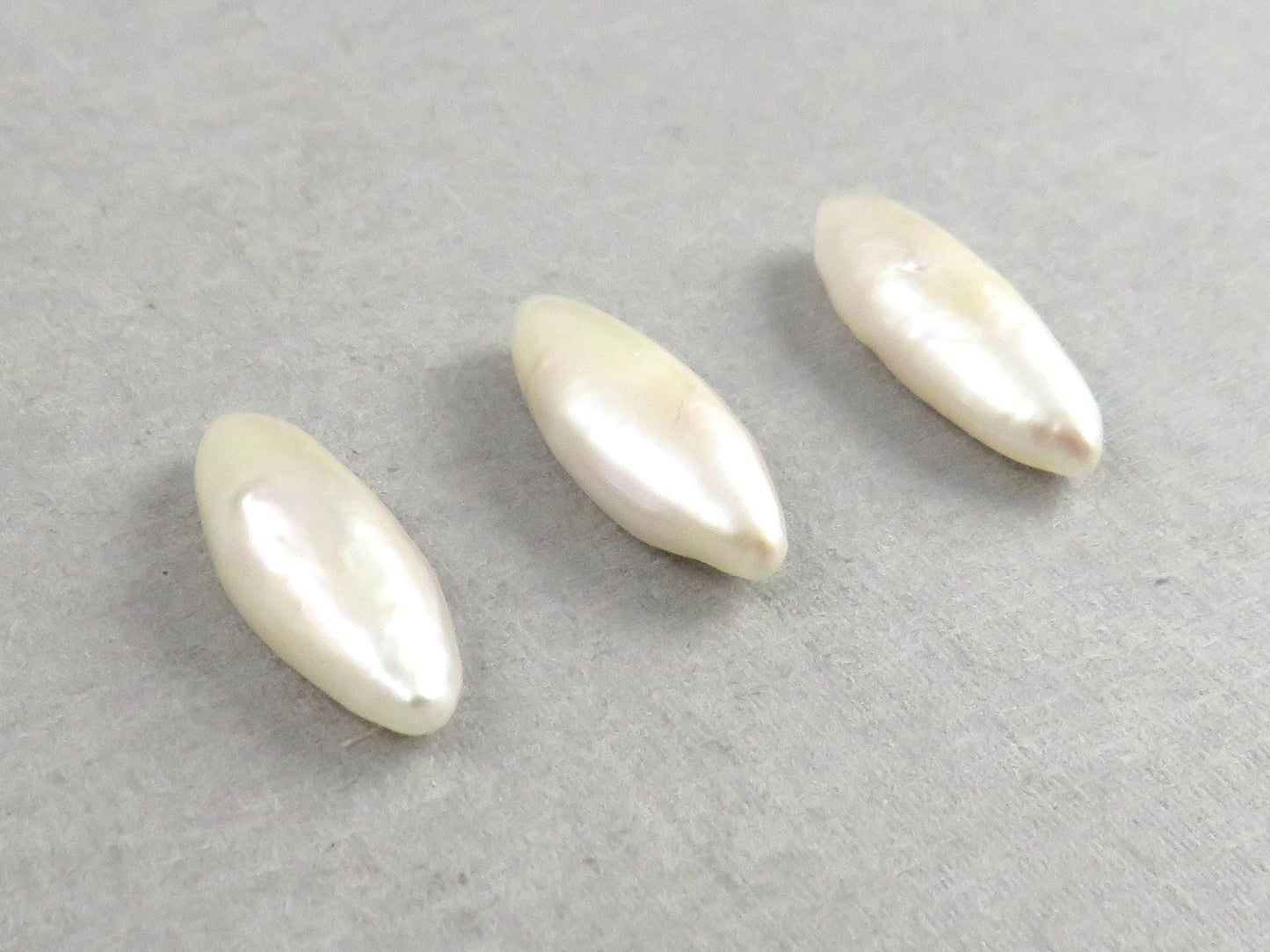 RARE Tennessee River Pearls | Marquise Cabochon | American Gemstones | 18x7 mm | PR103 - Cultured Pearl - GemEnthusiast