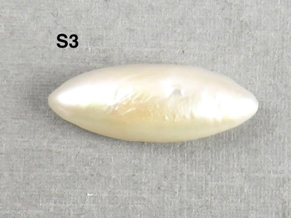 RARE Tennessee River Pearls | Marquise Cabochon | American Gemstones | 18x7 mm | PR103 - Cultured Pearl - GemEnthusiast