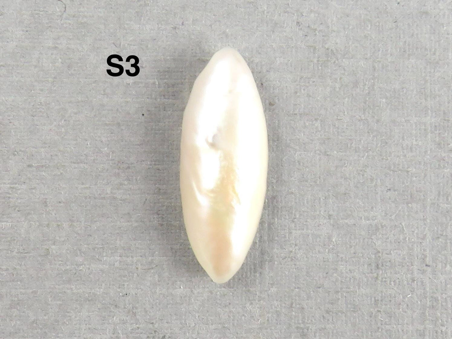 RARE Tennessee River Pearls | Marquise Cabochon | American Gemstones | 18x7 mm | PR103 - Cultured Pearl - GemEnthusiast