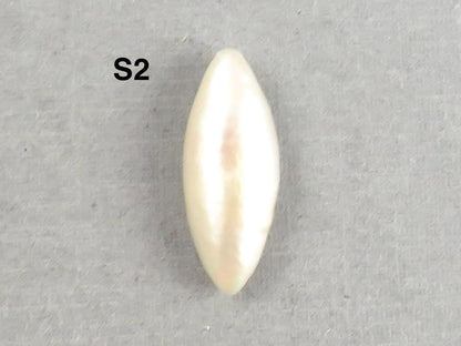 RARE Tennessee River Pearls | Marquise Cabochon | American Gemstones | 18x7 mm | PR103 - Cultured Pearl - GemEnthusiast