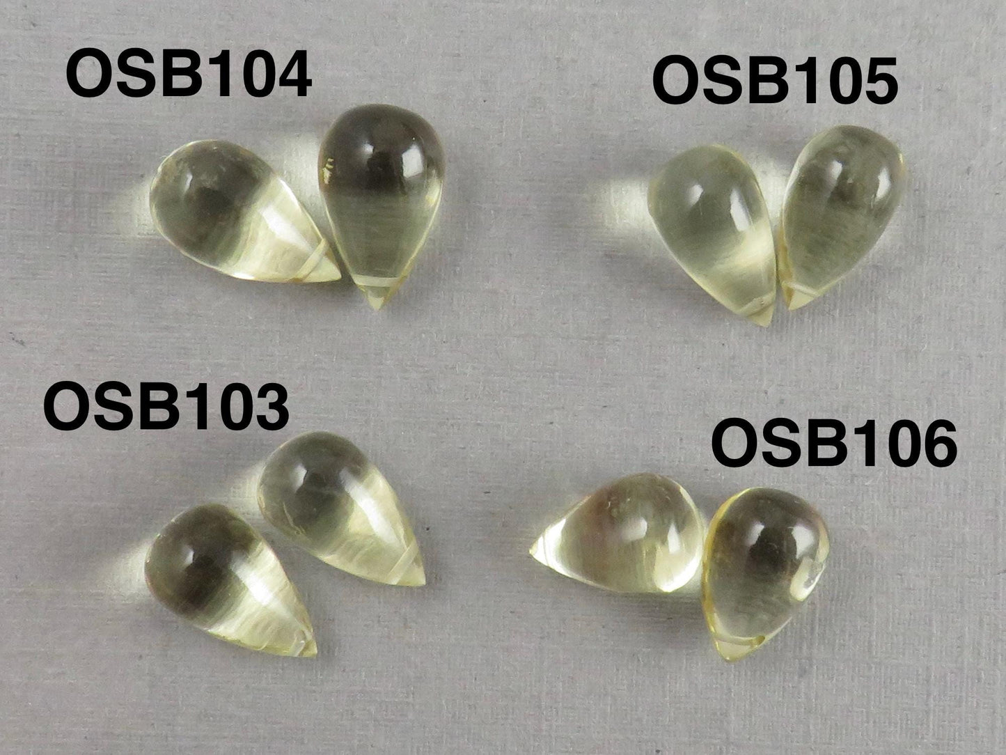 Oregon Sunstone | Smooth Briolette Pairs | Oregon, USA | Per Pair - Oregon Sunstone - GemEnthusiast