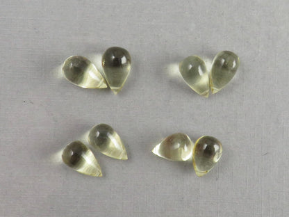 Oregon Sunstone | Smooth Briolette Pairs | Oregon, USA | Per Pair - Oregon Sunstone - GemEnthusiast
