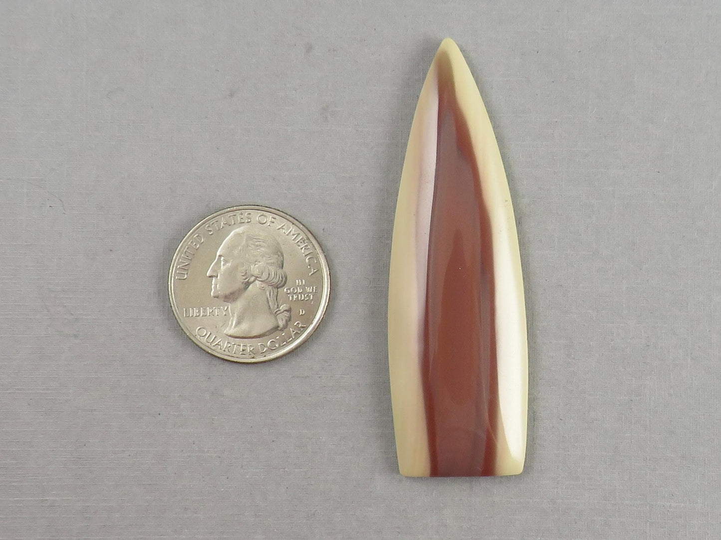 HUGE Imperial Jasper Cabochon | 67x21x6 mm | Mexico Gemstone | JS164 - Imperial Jasper - GemEnthusiast