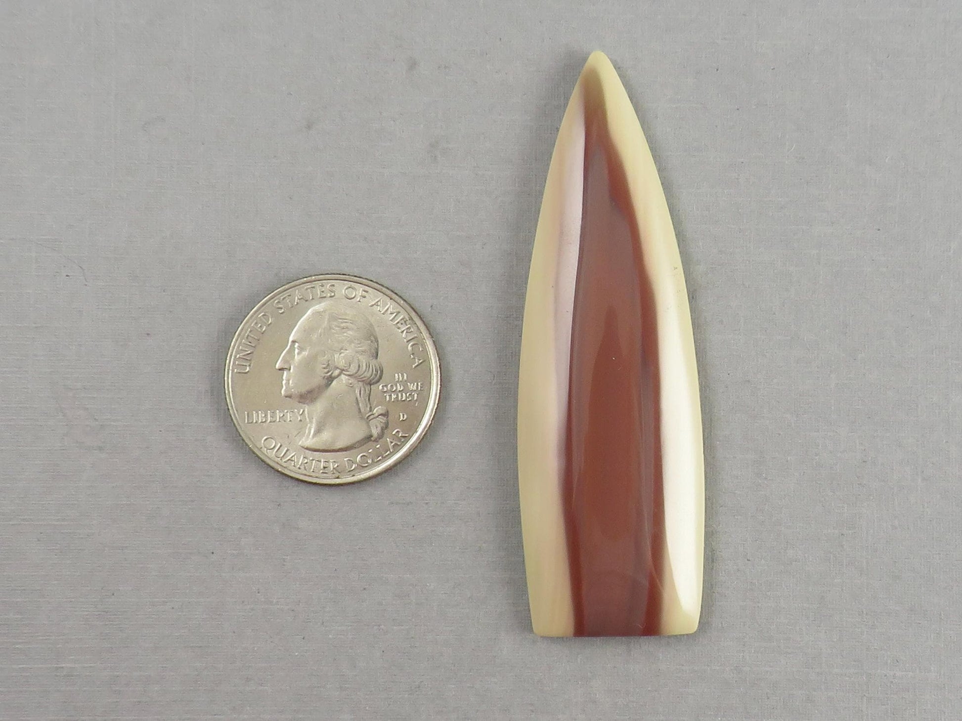 HUGE Imperial Jasper Cabochon | 67x21x6 mm | Mexico Gemstone | JS164 - Imperial Jasper - GemEnthusiast