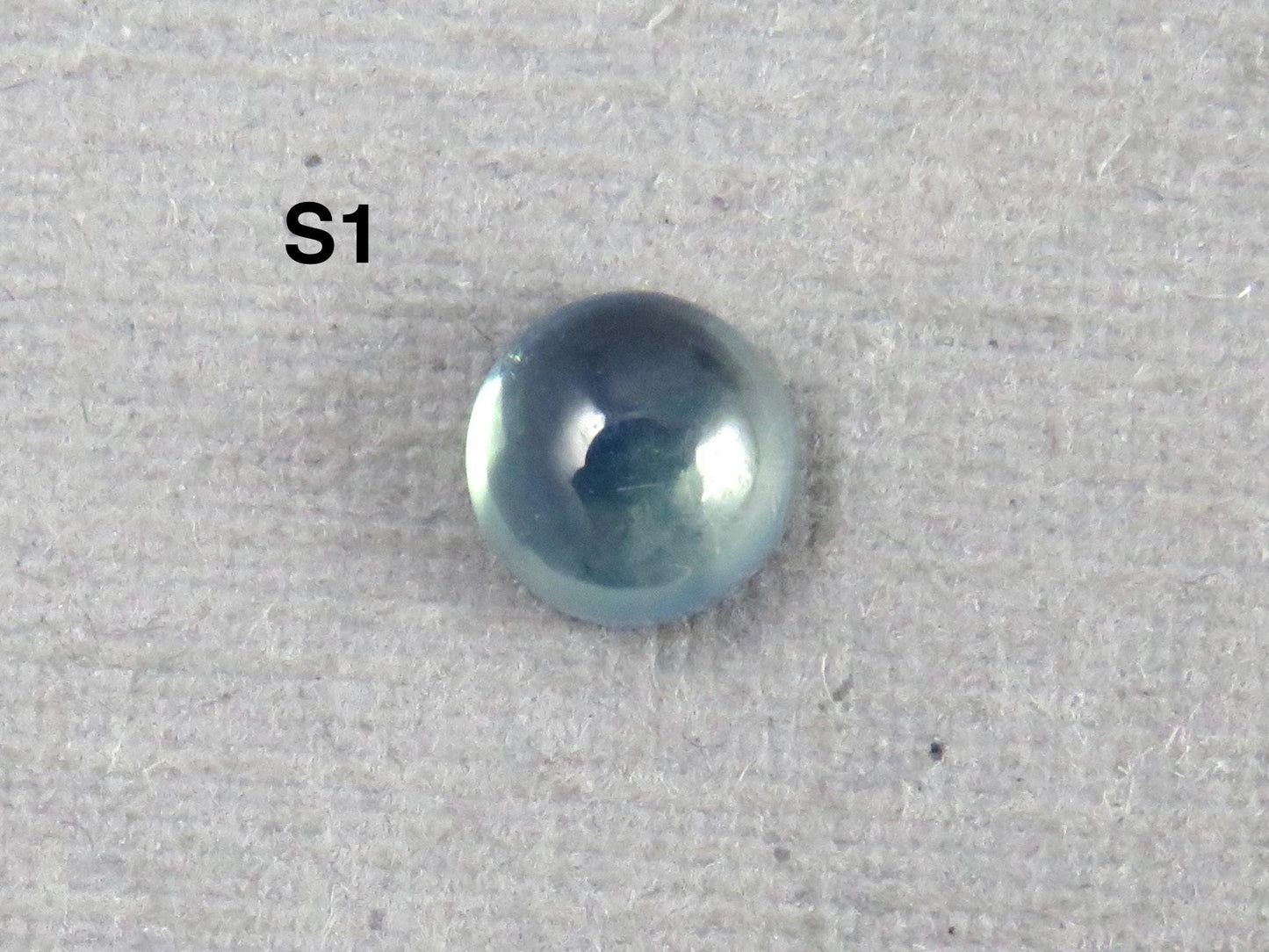 Montana Sapphire Cabochon - 4mm Round | Per Stone | Teal-Blue, Light Blue, Green & Pale Purple | SA305 - Montana Sapphire - GemEnthusiast