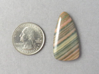 Saturn Chalcedony Cabochon | 36x29x5 | Natural Loose Gemstone | 32 carats | CA343 - Saturn Chalcedony - GemEnthusiast