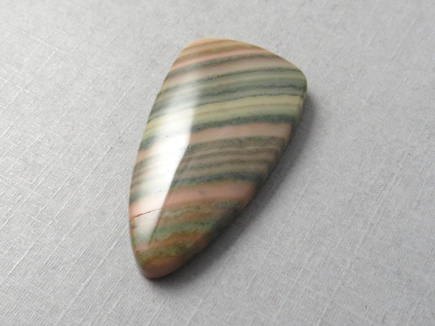 Saturn Chalcedony Cabochon | 36x29x5 | Natural Loose Gemstone | 32 carats | CA343 - Saturn Chalcedony - GemEnthusiast