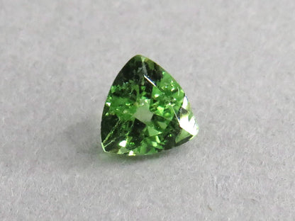 Fluorescent Grossular Garnet | 4.9mm Trillion | East Africa | GR106 - Grossular Garnet - GemEnthusiast