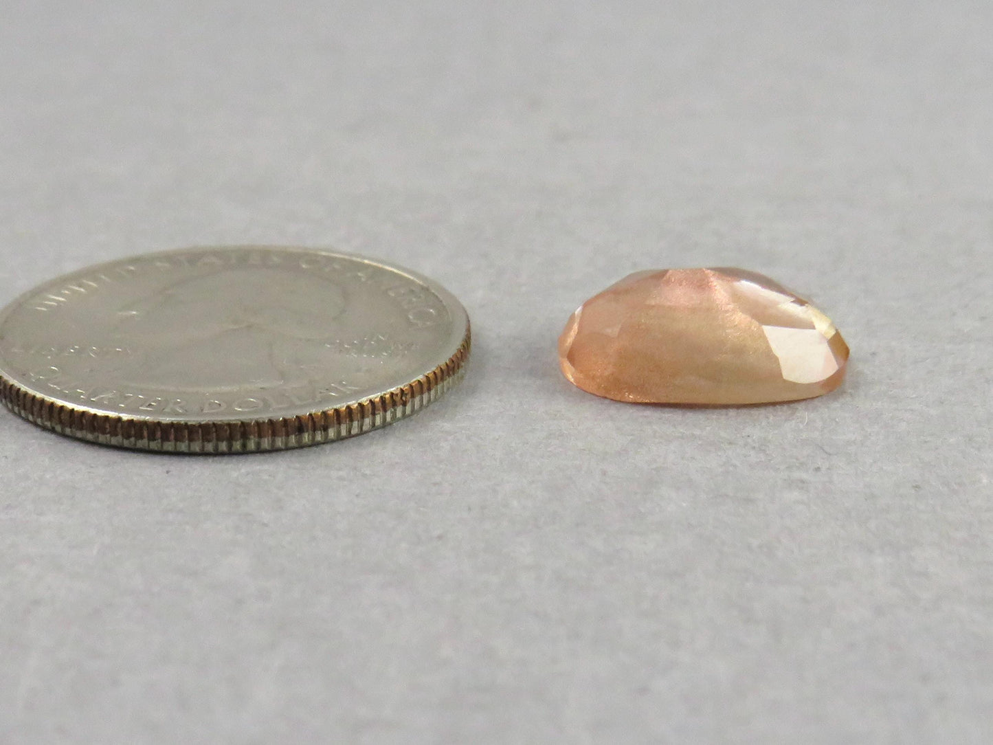 14x11 Oregon Sunstones with Schiller | Oval Rose Cut Cabochon | 5.25 carats | OSR110 - Oregon Sunstone - GemEnthusiast