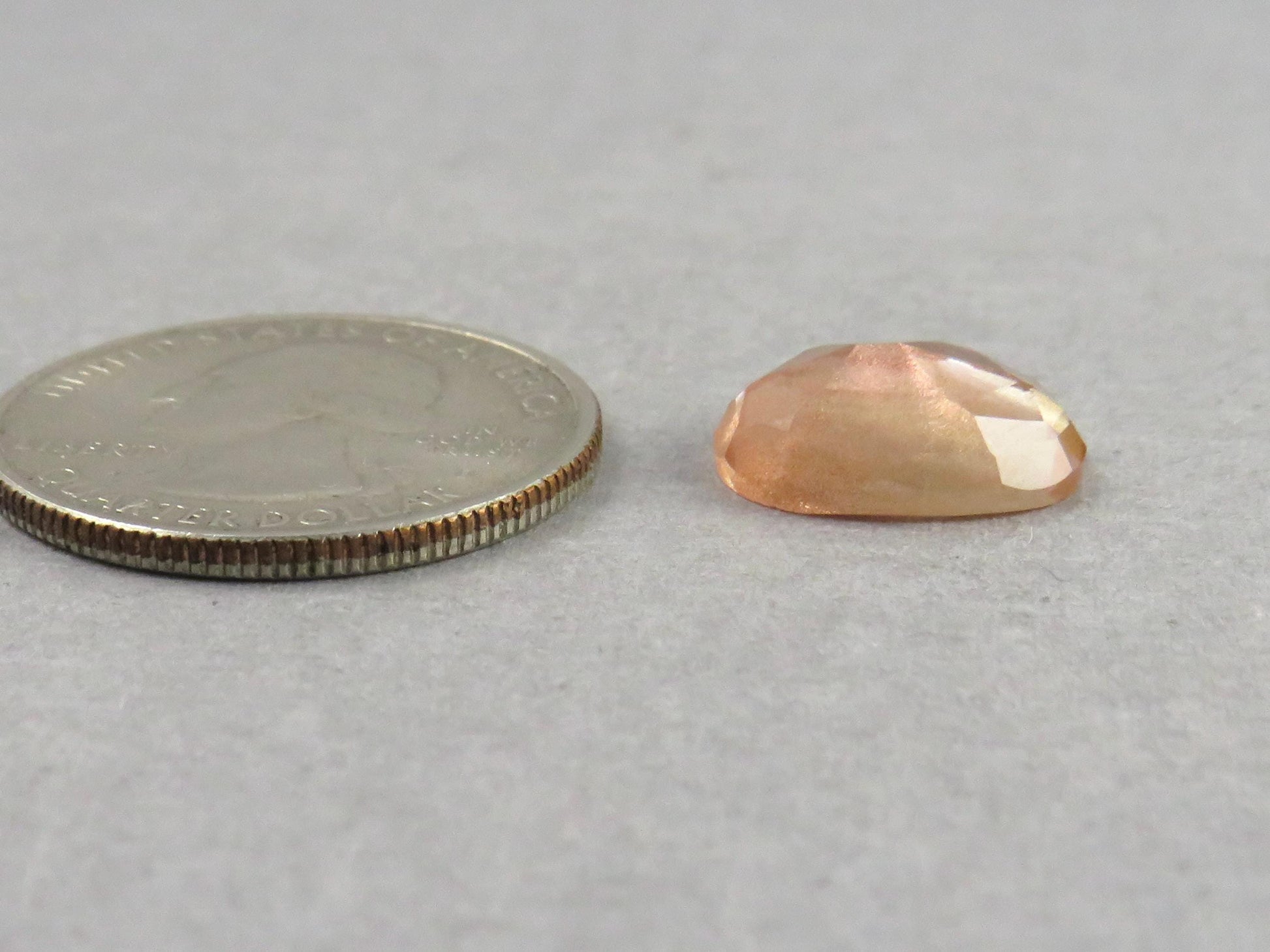 14x11 Oregon Sunstones with Schiller | Oval Rose Cut Cabochon | 5.25 carats | OSR110 - Oregon Sunstone - GemEnthusiast