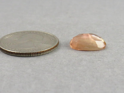 14x11 Oregon Sunstones with Schiller | Oval Rose Cut Cabochon | 5.25 carats | OSR110 - Oregon Sunstone - GemEnthusiast