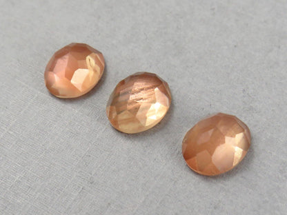 11x9 Oregon Sunstone Oval Rose Cut Cabochon Gemstones | Mined in the USA | OSR104 - Oregon Sunstone - GemEnthusiast