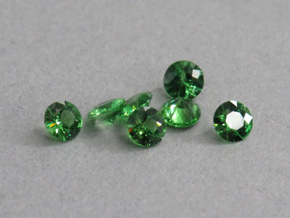 Tsavorite Garnet Loose Gemstones | Calibrated in 3mm and 2.5mm | Kenya - Tsavorite Garnet - GemEnthusiast