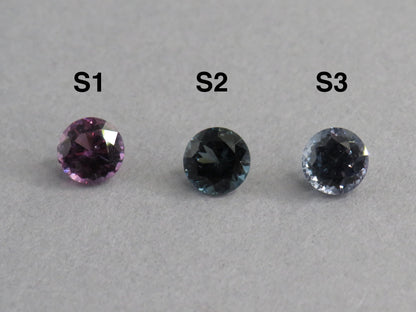 5mm Purple Blue Spinel Faceted Round | Per Stone | Natural Gemstone | SL126 - Spinel - GemEnthusiast