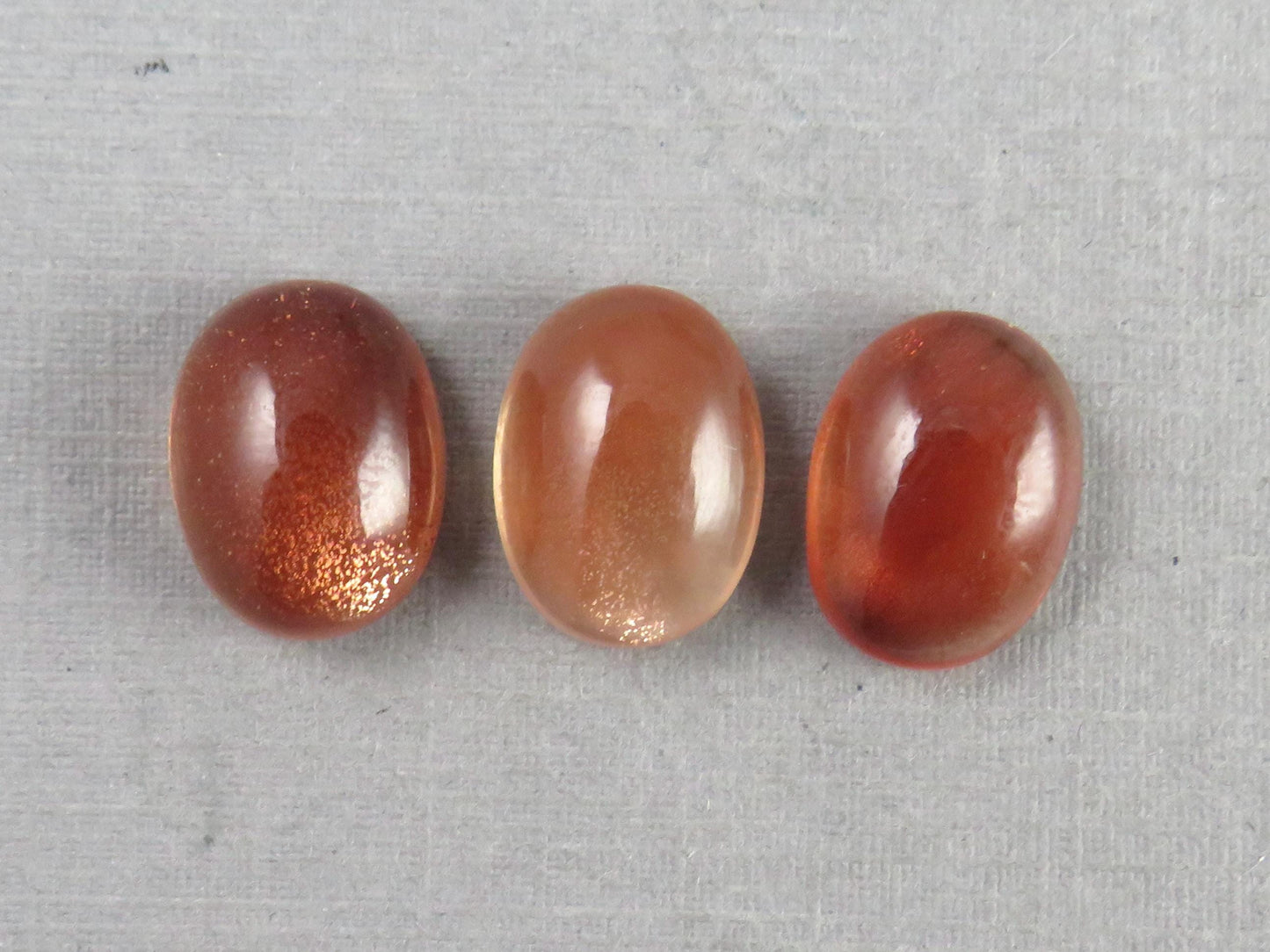12x9 Oregon Sunstone Oval Cabochons | PER STONE | Mined in the USA | OSC344 - Oregon Sunstone - GemEnthusiast
