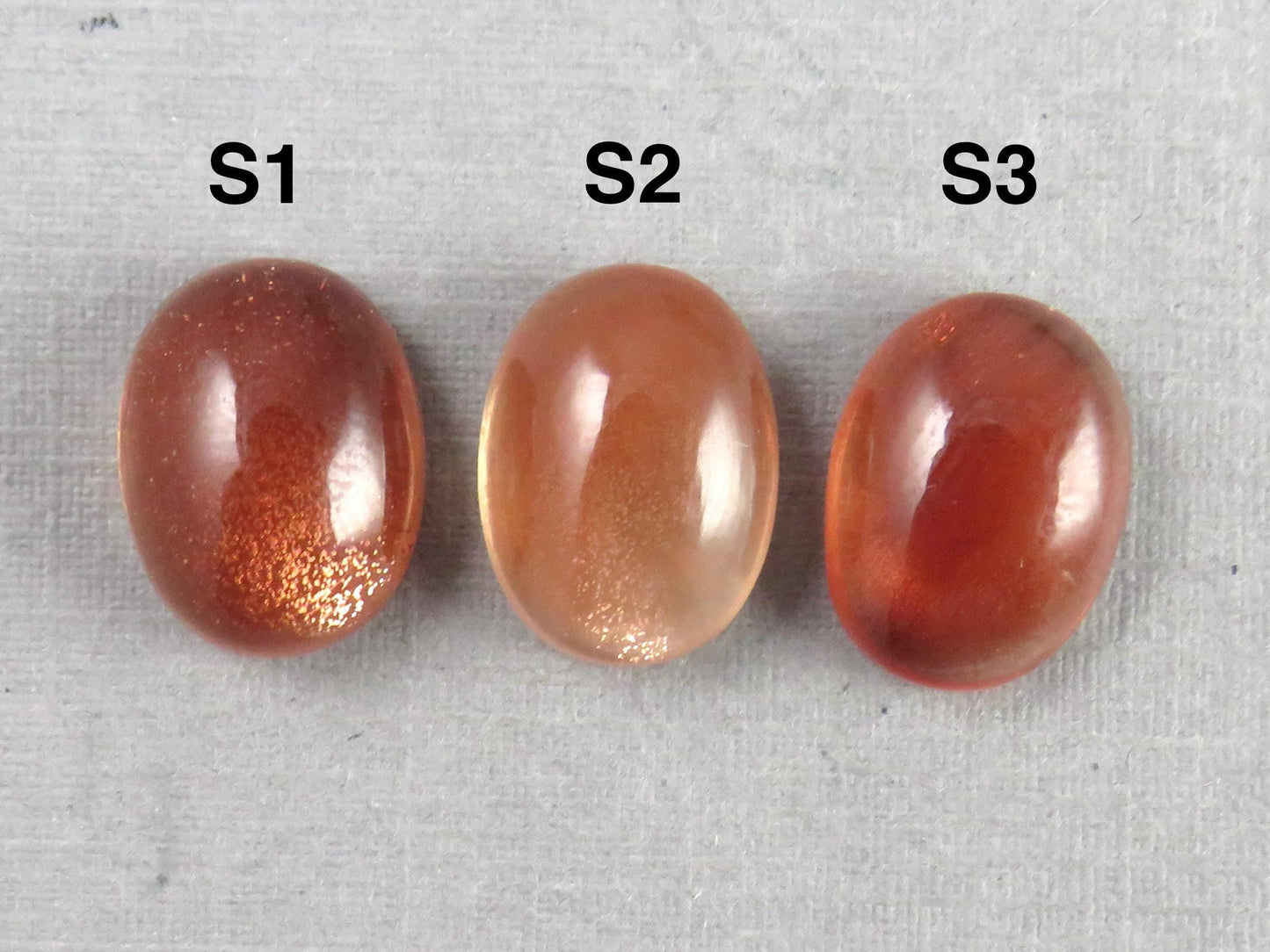 12x9 Oregon Sunstone Oval Cabochons | PER STONE | Mined in the USA | OSC344 - Oregon Sunstone - GemEnthusiast