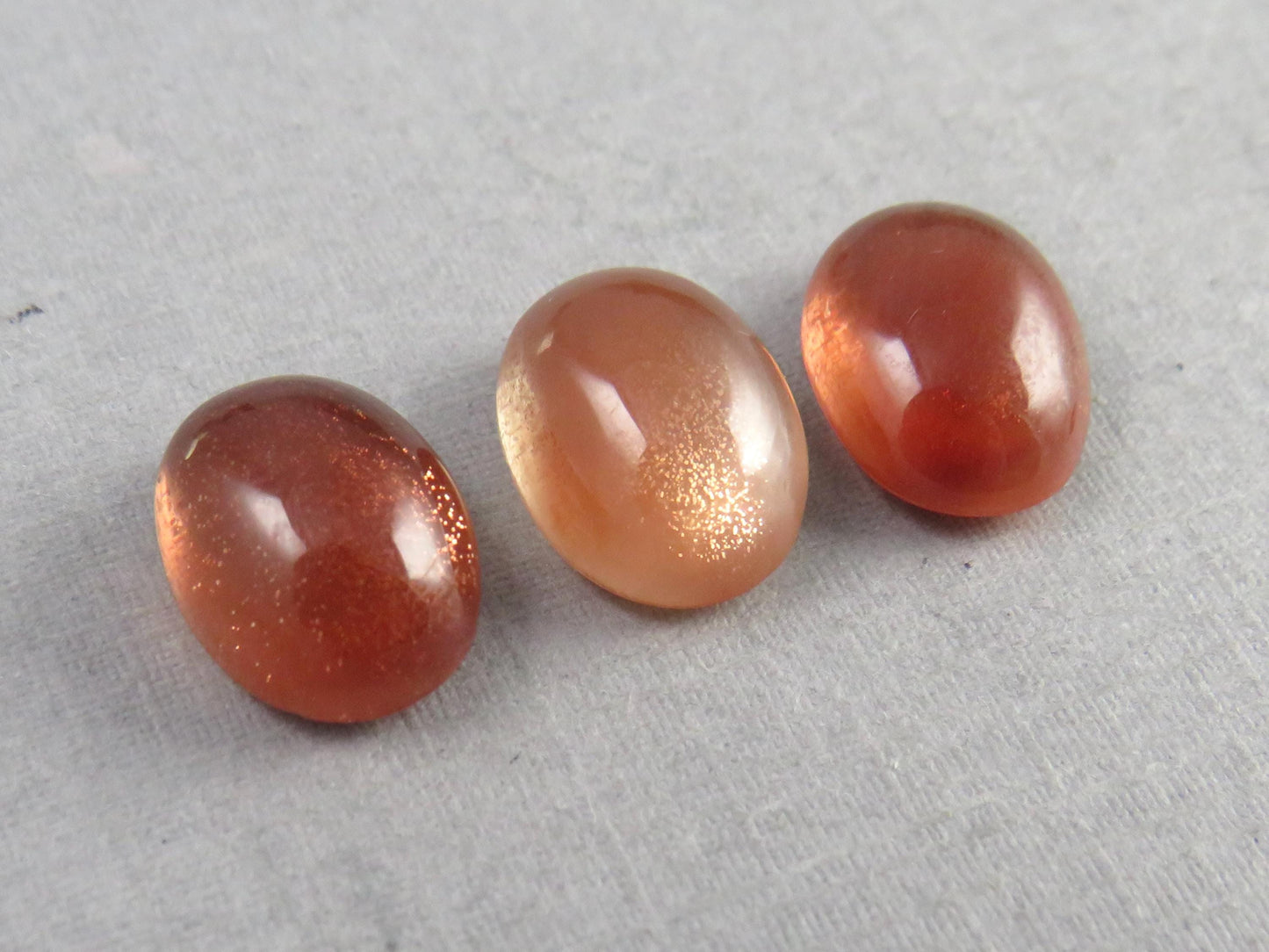 12x9 Oregon Sunstone Oval Cabochons | PER STONE | Mined in the USA | OSC344 - Oregon Sunstone - GemEnthusiast