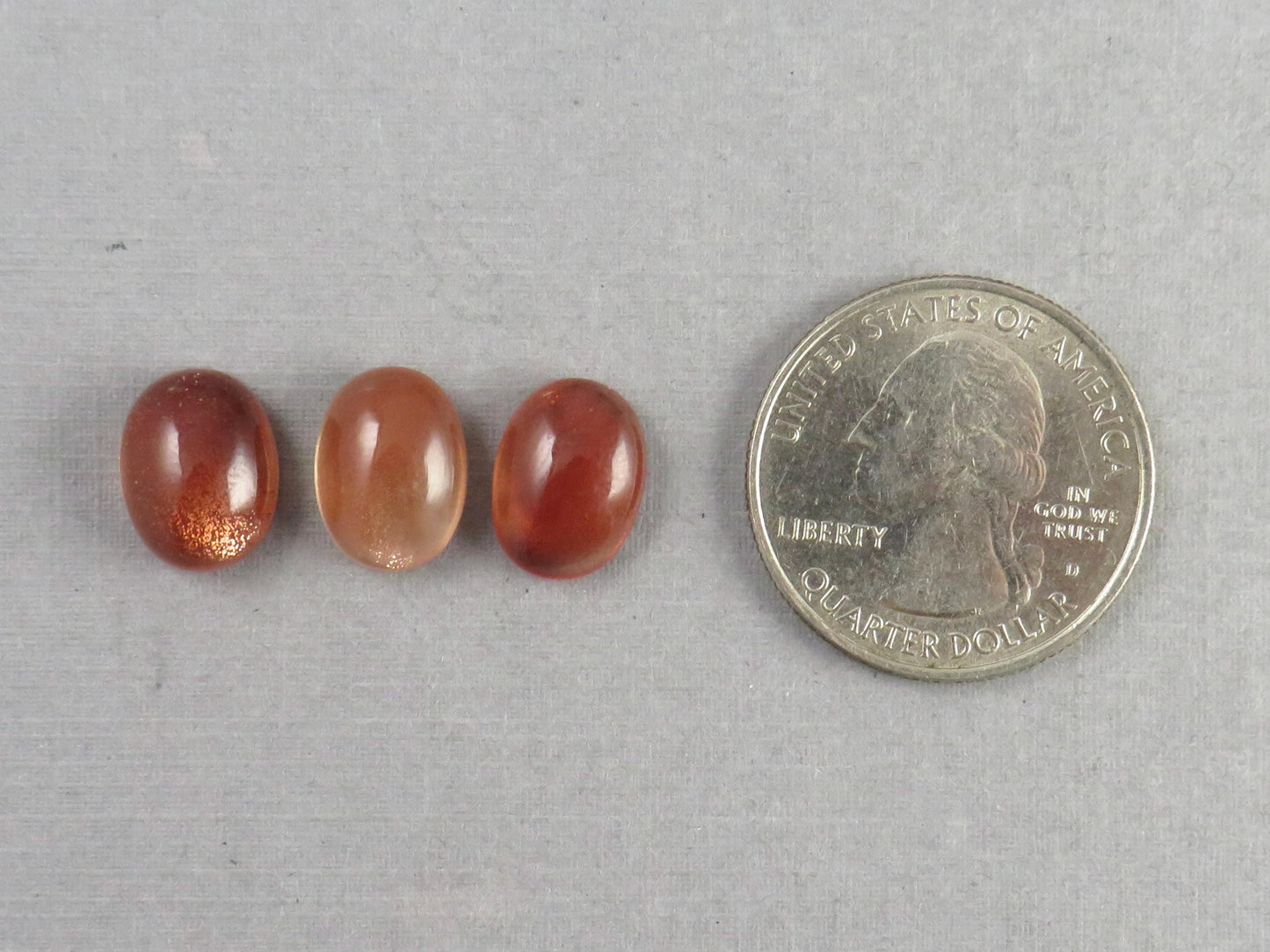 12x9 Oregon Sunstone Oval Cabochons | PER STONE | Mined in the USA | OSC344 - Oregon Sunstone - GemEnthusiast