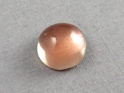 9mm Oregon Sunstone Round Cabochon | Natural American Gemstone | 3.56 carats | OSC348 - Oregon Sunstone - GemEnthusiast