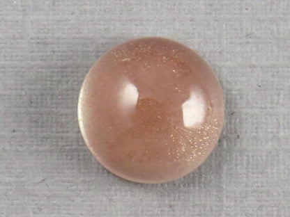 10mm Oregon Sunstone Round Cabochon | Natural American Gemstone | 4 carats | OSC350 - Oregon Sunstone - GemEnthusiast
