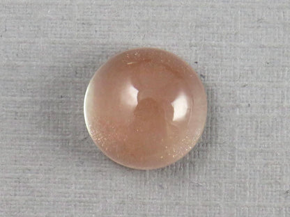10mm Oregon Sunstone Round Cabochon | Natural American Gemstone | 4 carats | OSC350 - Oregon Sunstone - GemEnthusiast