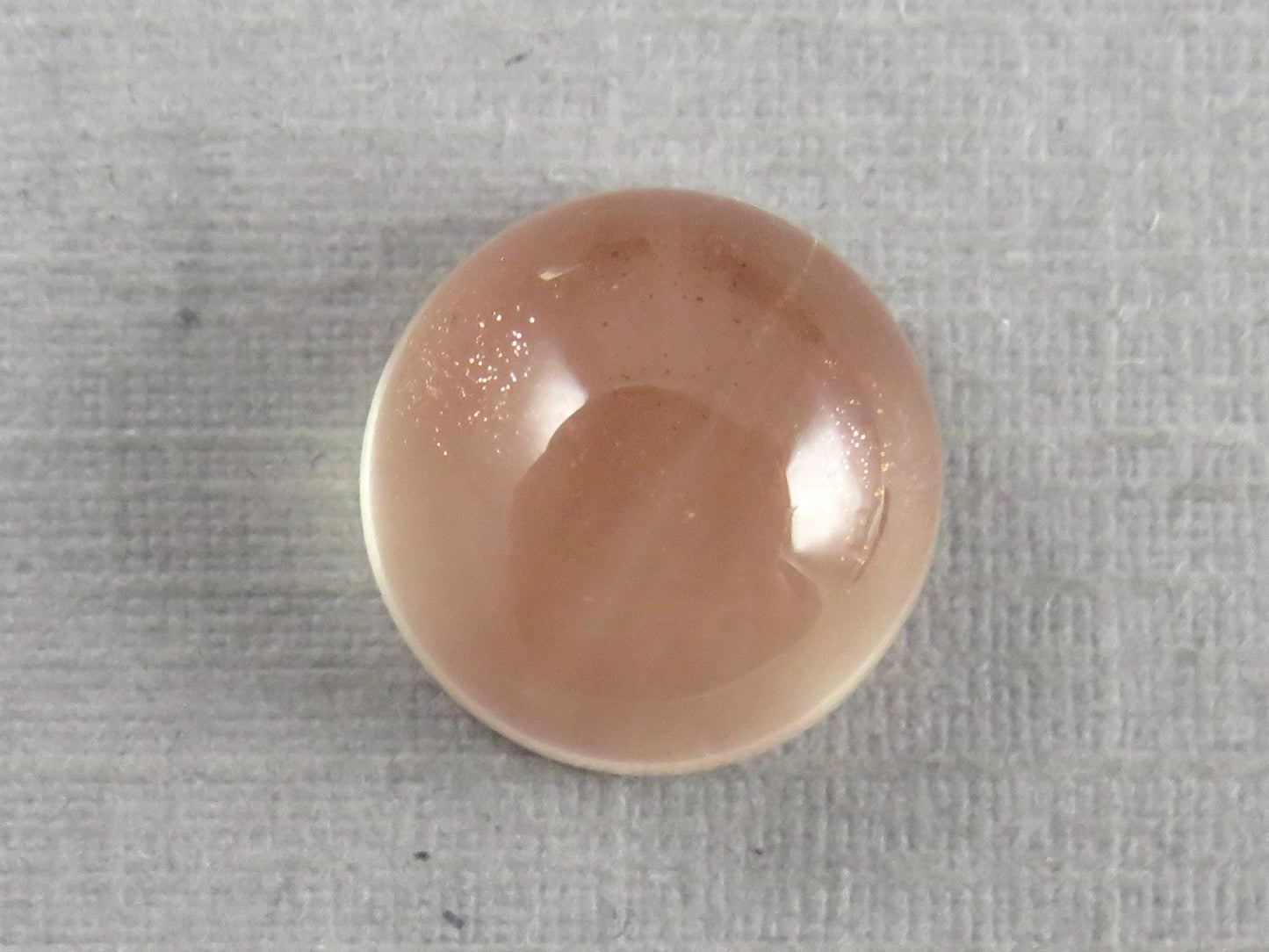 10mm Oregon Sunstone Round Cabochon | Natural American Gemstone | 5.4 carats | OSC349 - Oregon Sunstone - GemEnthusiast
