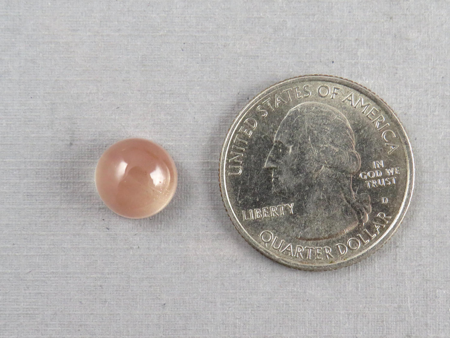 10mm Oregon Sunstone Round Cabochon | Natural American Gemstone | 5.4 carats | OSC349 - Oregon Sunstone - GemEnthusiast