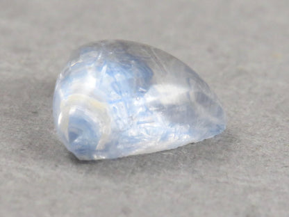 Dumortierite in Quartz Triangle Cabochon | 10x10 | Natural Gemstone from Brazil | 3 carats | QU549 - Quartz, Dumortierite - GemEnthusiast