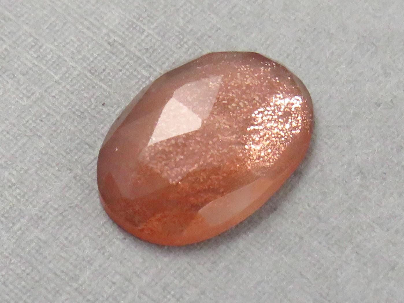 14x11 Oregon Sunstones with Schiller | Oval Rose Cut Cabochon | 5.25 carats | OSR113 - Oregon Sunstone - GemEnthusiast
