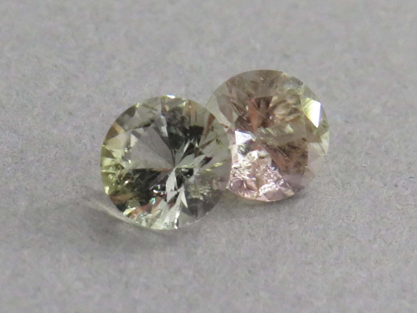 4.5mm California Watermelon Tourmaline Round Pair | Himalayan Mine, San Diego County | CT101 - California Tourmaline - GemEnthusiast