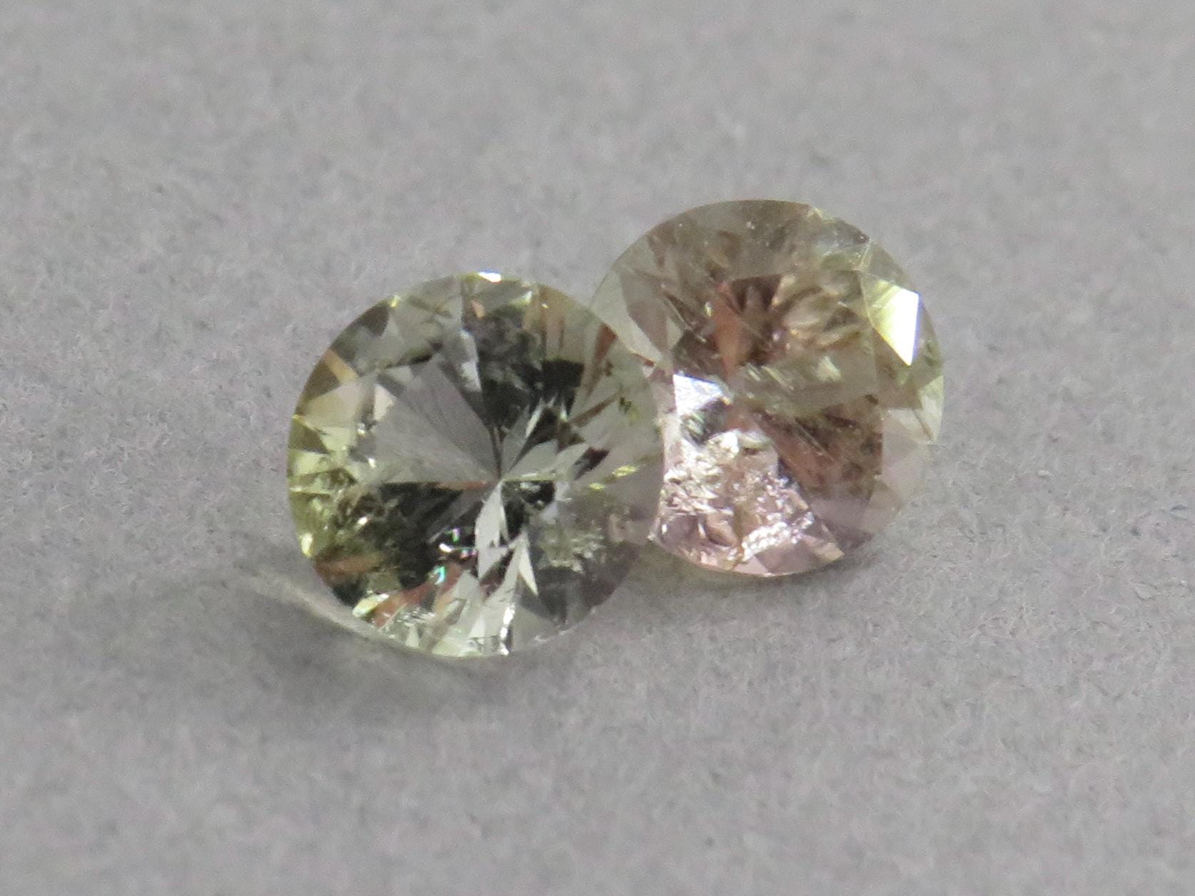 4.5mm California Watermelon Tourmaline Round Pair | Himalayan Mine, San Diego County | CT101 - California Tourmaline - GemEnthusiast