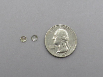 4.5mm California Watermelon Tourmaline Round Pair | Himalayan Mine, San Diego County | CT101 - California Tourmaline - GemEnthusiast